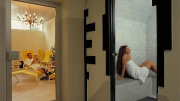 Sauna, hot tub, steam room, hot springs, Turkish bath, body treatments