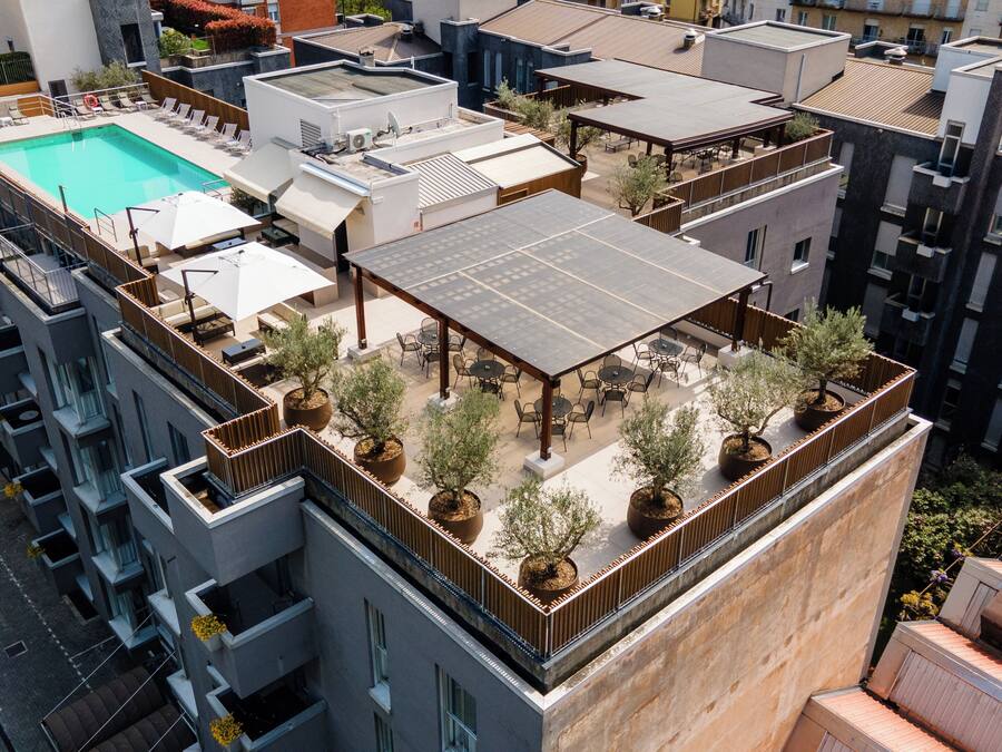 Rooftop terrace