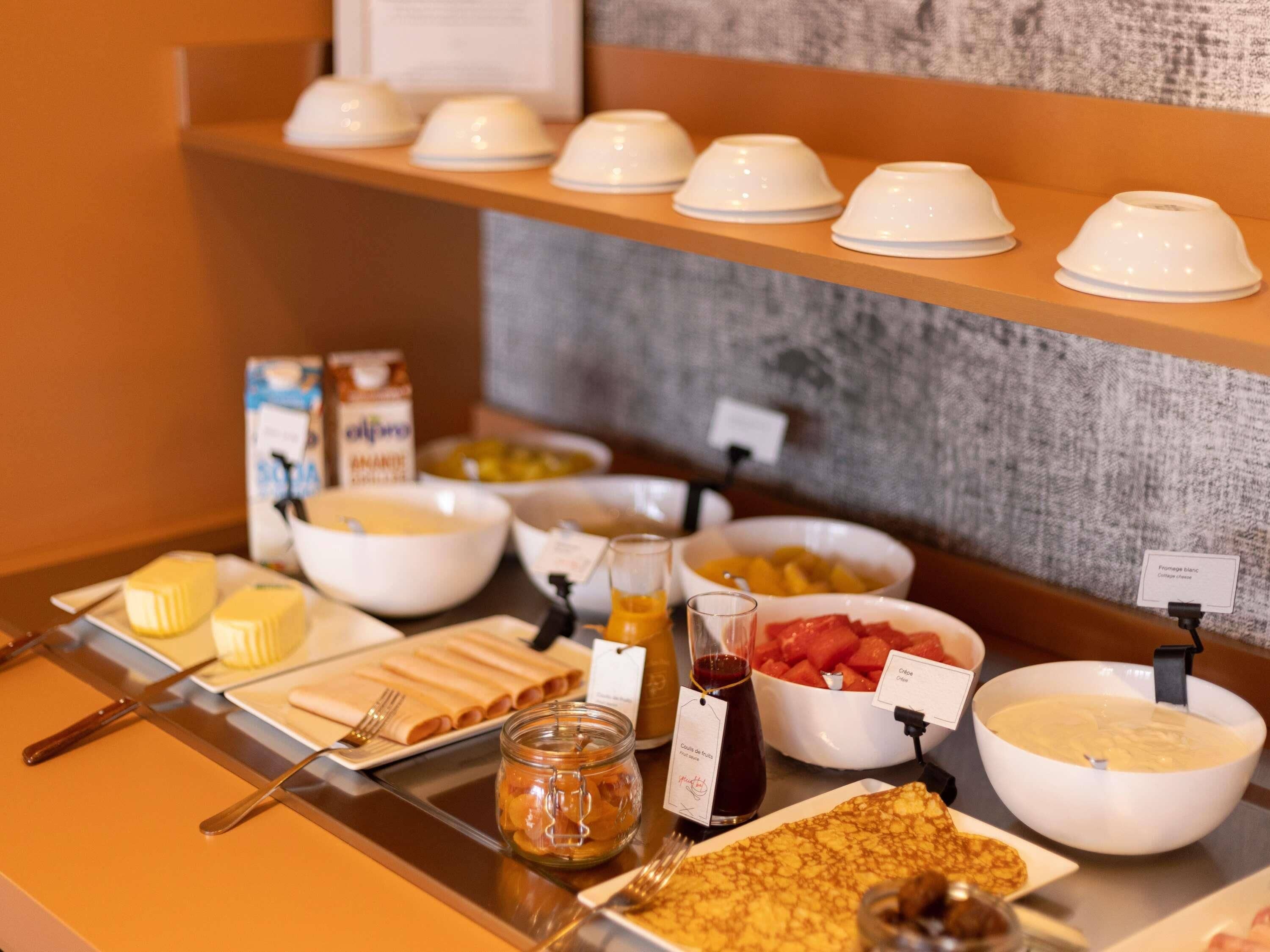 Daily buffet breakfast (EUR 12 per person)