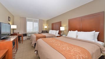 Rom – standard, 2 queensize-senger, ikke-røyk | Strykejern/-brett, wi-fi (inkludert) og sengetøy