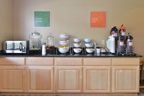 Gratis frukostbuffé varje dag 