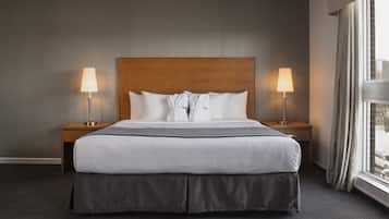 Premium bedding, down duvets, pillow-top beds, minibar