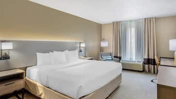 Standard Room, 1 King Bed, Accessible, Non Smoking | Premium bedding, iron/ironing board, rollaway beds (surcharge)