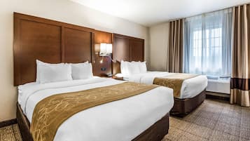 Suite, 2 Queen Beds, Non Smoking | Premium bedding, in-room safe, desk, laptop workspace