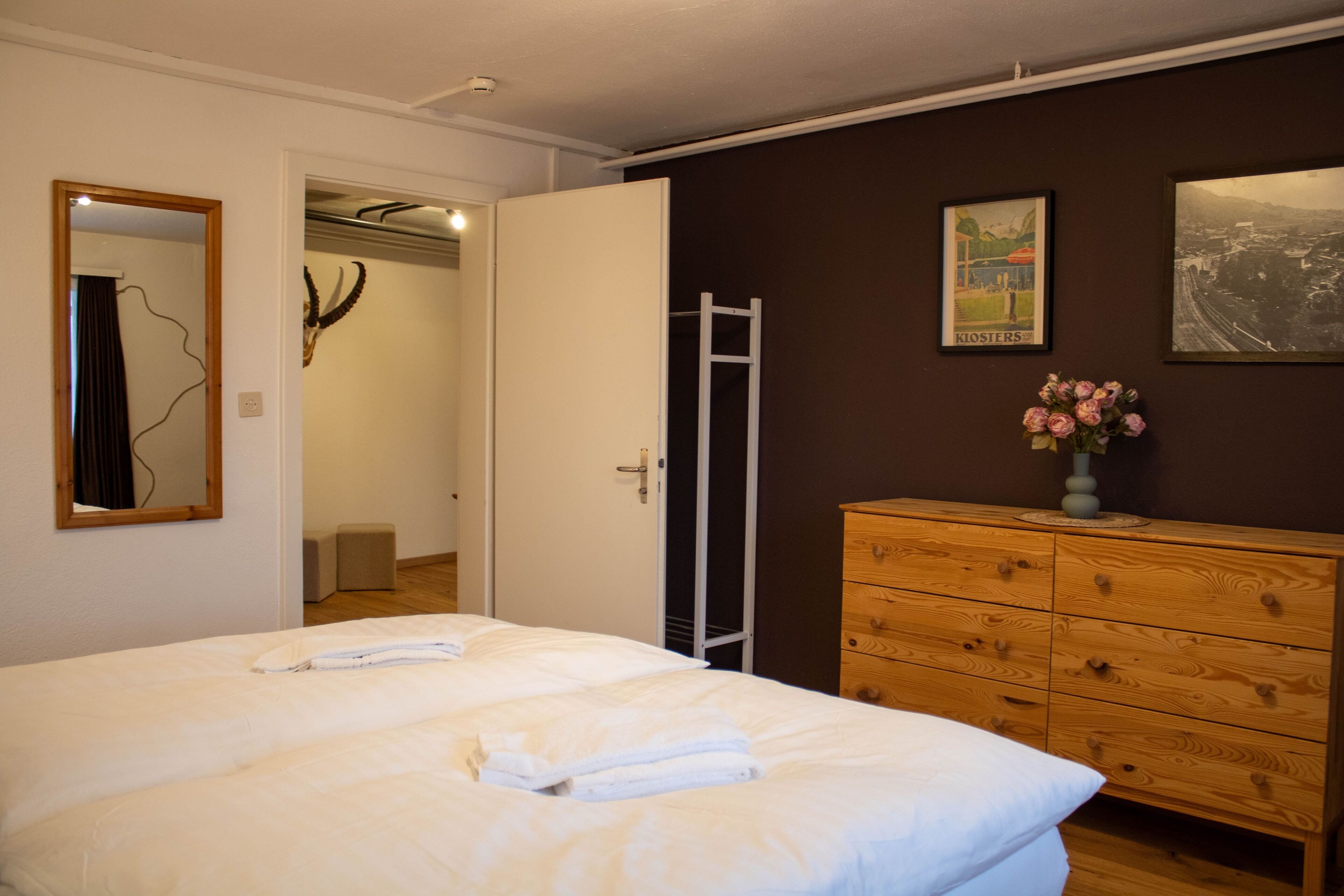 standard apartment | in-room safe, desk, laptop workspace, blackout curtains