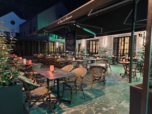 Front of property – evening/night