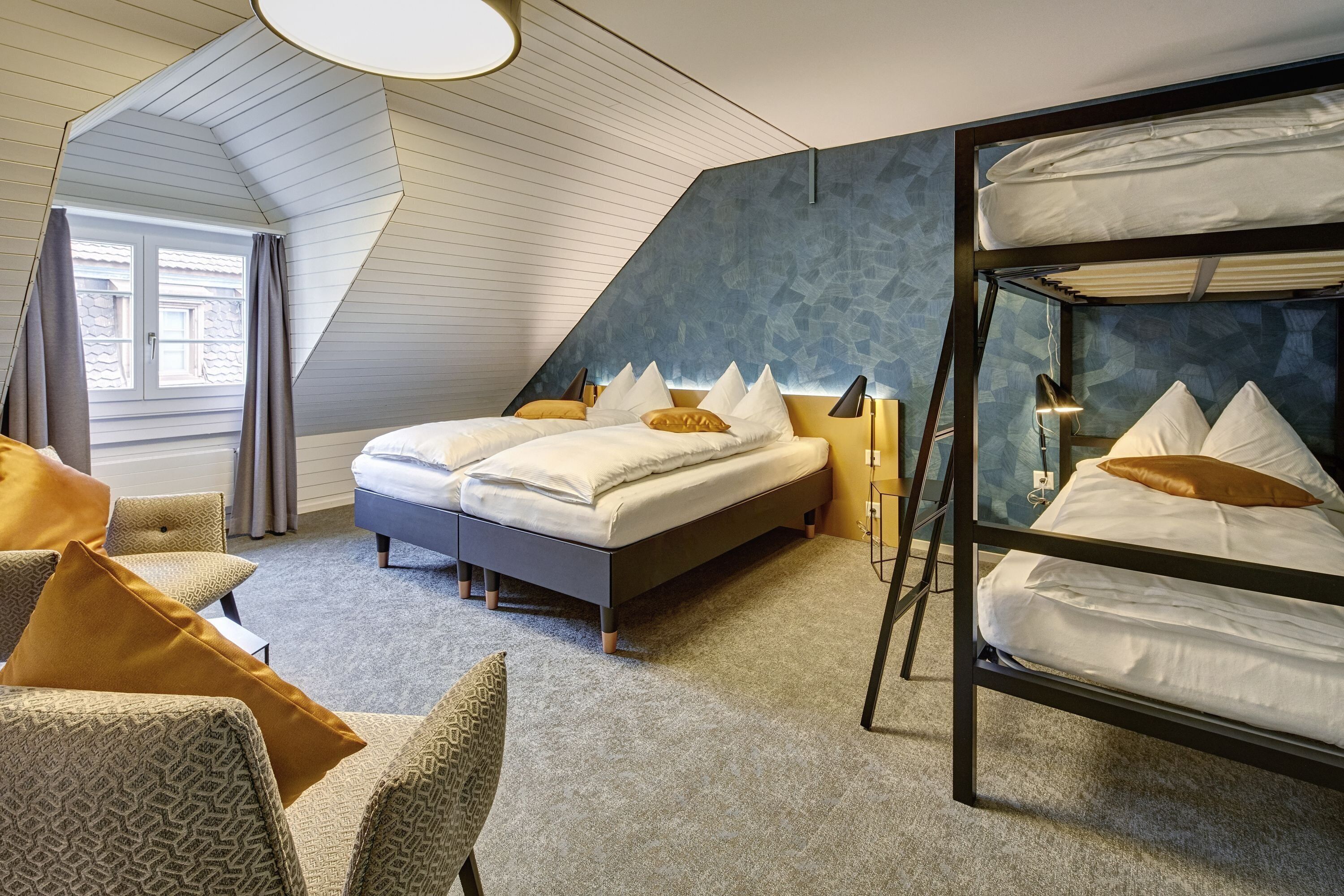 1 bedroom, down duvets, in-room safe, desk