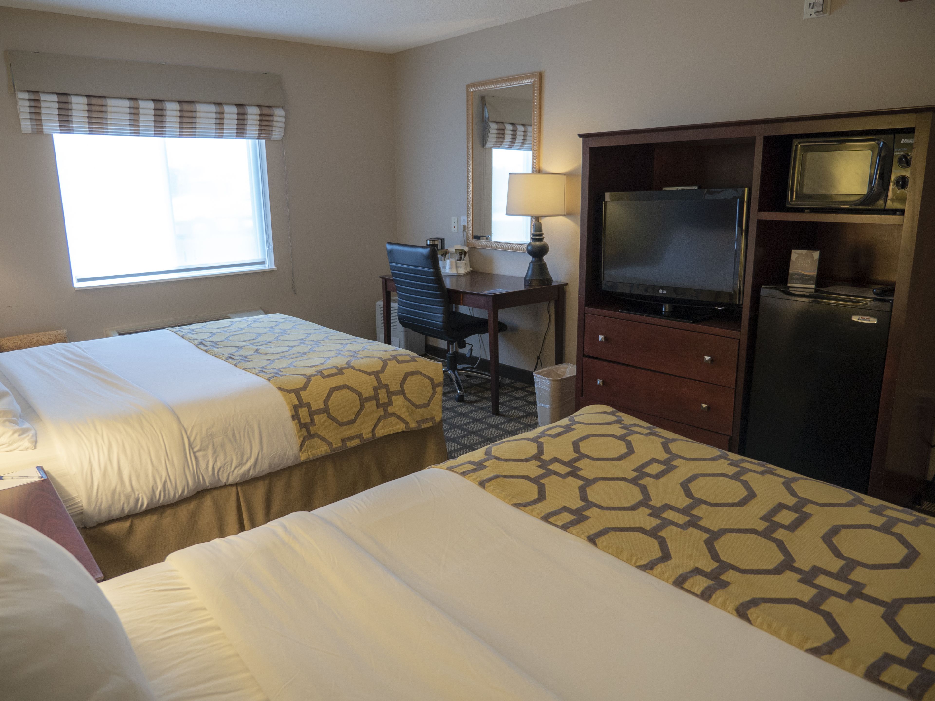 room, 2 queen beds, non smoking | down duvets, in-room safe, desk, blackout curtains