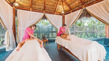 Salas de tratamiento para parejas y tratamientos corporales