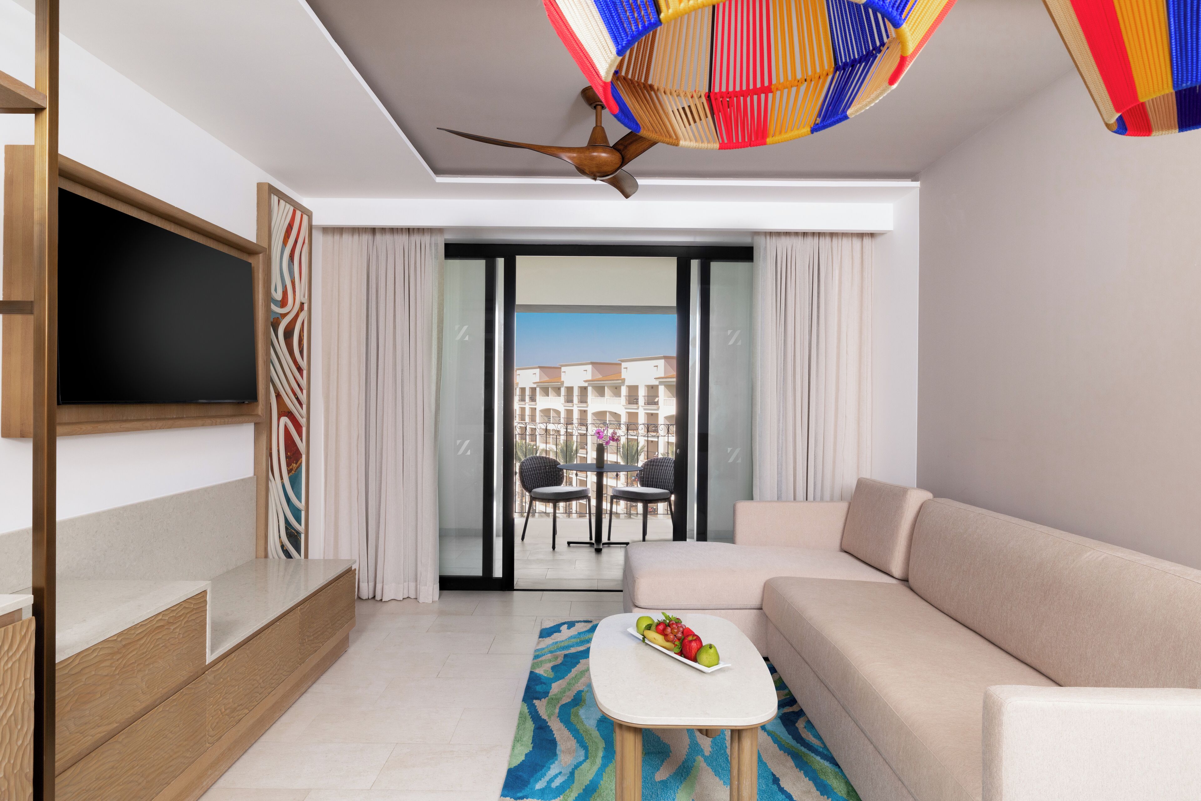 Pemandangan balkon