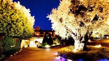 Front of property - evening/night