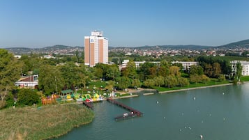 منظر من الجو على ارتفاع عالٍ