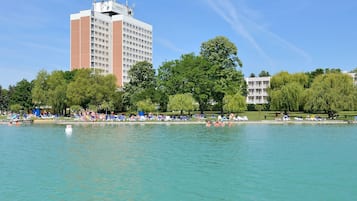 Blick von der Unterkunft