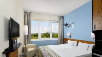 1 غرفة نوم ومكتب وستائر تعتيم وواي فاي مجانًا