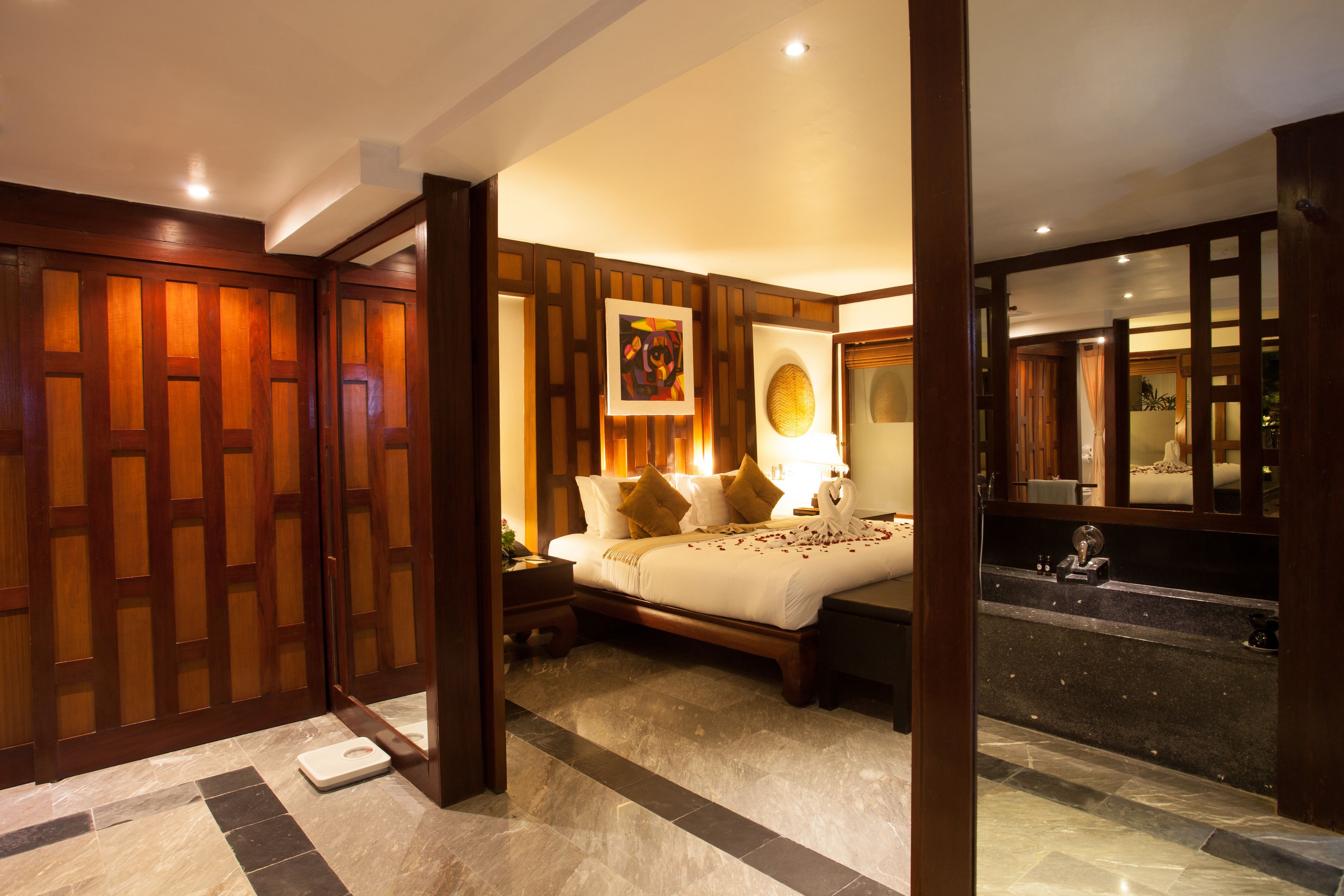 deluxe room, pool access | premium bedding, minibar, in-room safe, individually decorated