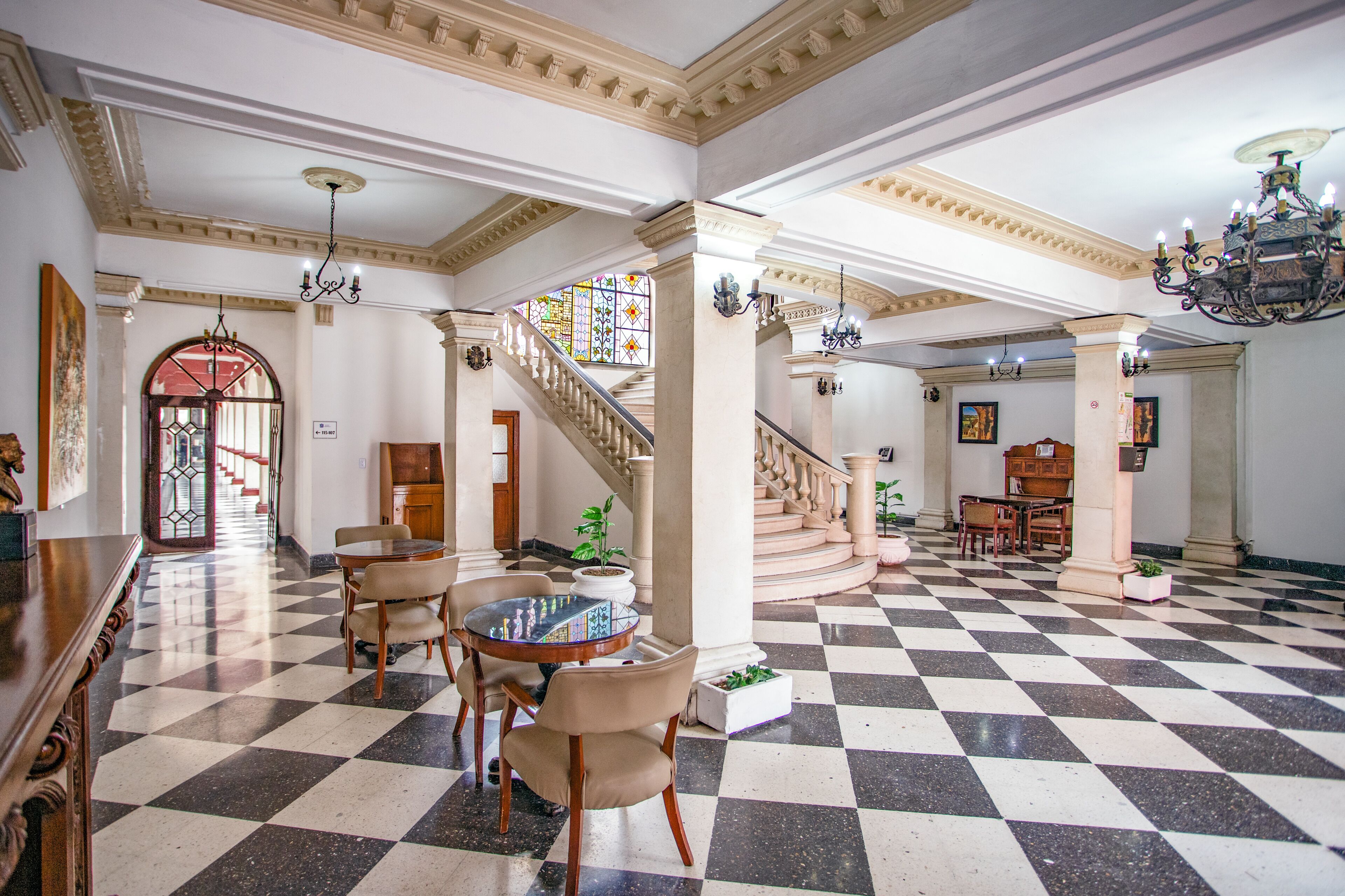 Lobby sitting area