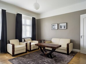 Suite, 1 King Bed | Minibar, in-room safe, desk, blackout curtains - Hotel Borg by Keahotels (Reykjavik)