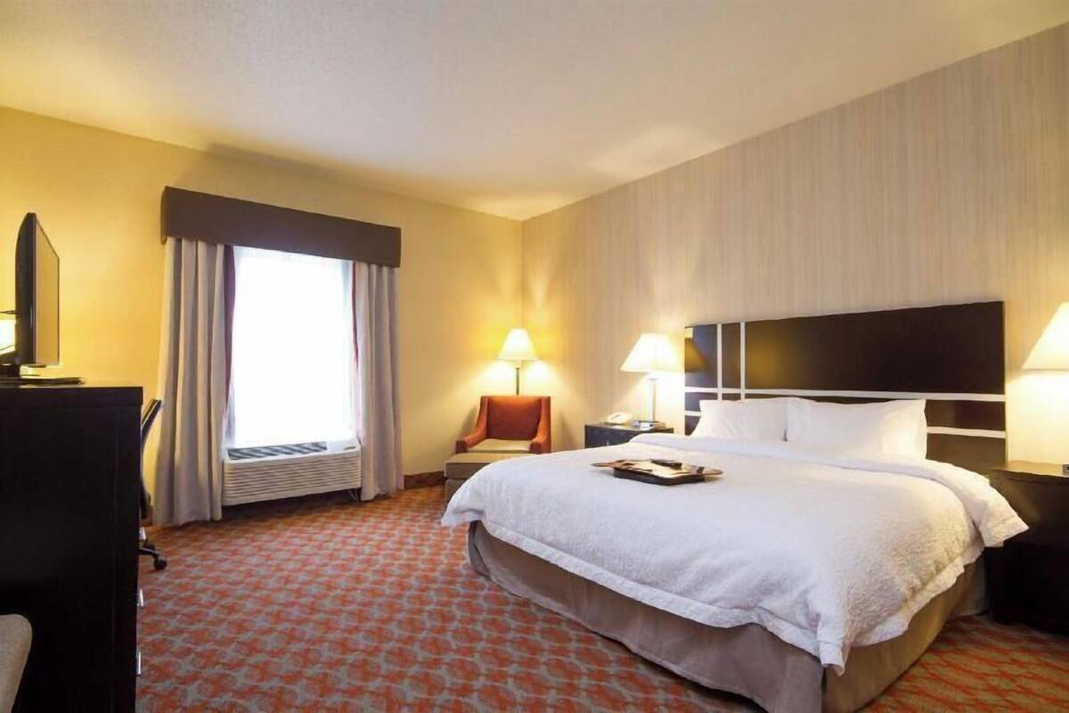 Blackout drapes, iron/ironing board, free cribs/infant beds, free WiFi