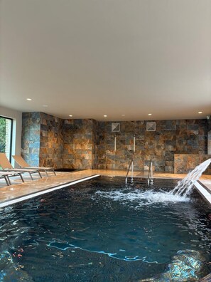 Sauna, steam room, body treatments, deep-tissue massages