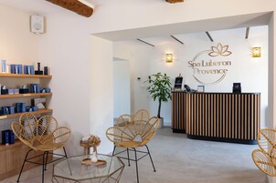 Sauna, steam room, body treatments, deep-tissue massages