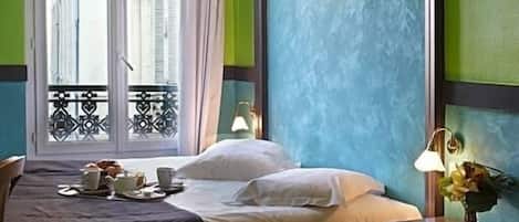 Coffres-forts dans les chambres, bureau, rideaux occultants