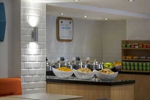 Free daily self-serve breakfast