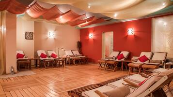 Body treatments, aromatherapy, body wraps, body scrubs, facials