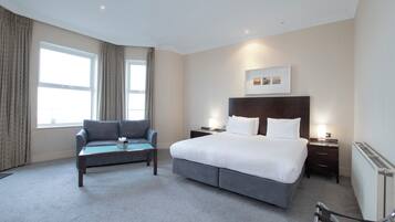 Superior Feature with View | Premium bedding, desk, iron/ironing board, free rollaway beds