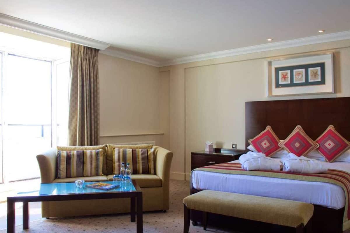 Rom – superior, 1 dobbeltseng (with view) | Sengetøy av topp kvalitet, skrivebord og strykejern/-brett