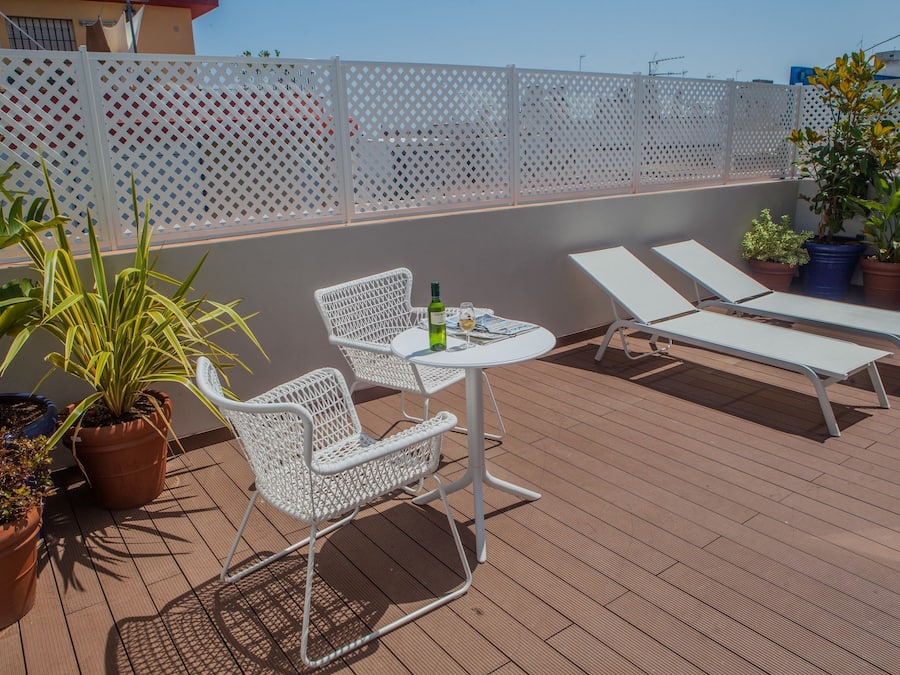 Quarto casal, terraço | Deque