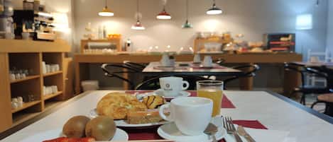 Daily buffet breakfast (EUR 10.00 per person)