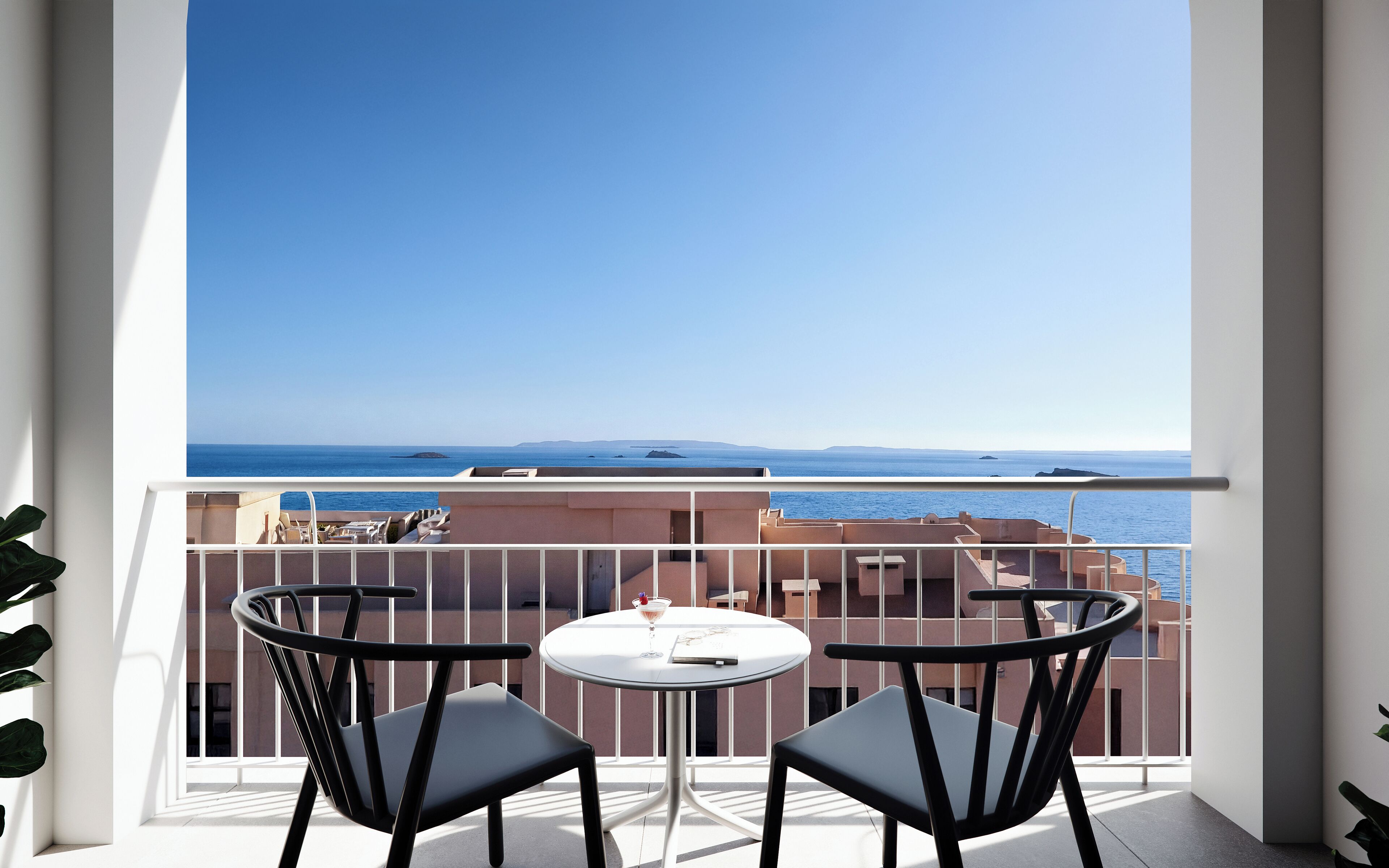 Phòng, quang cảnh biển | Hiên