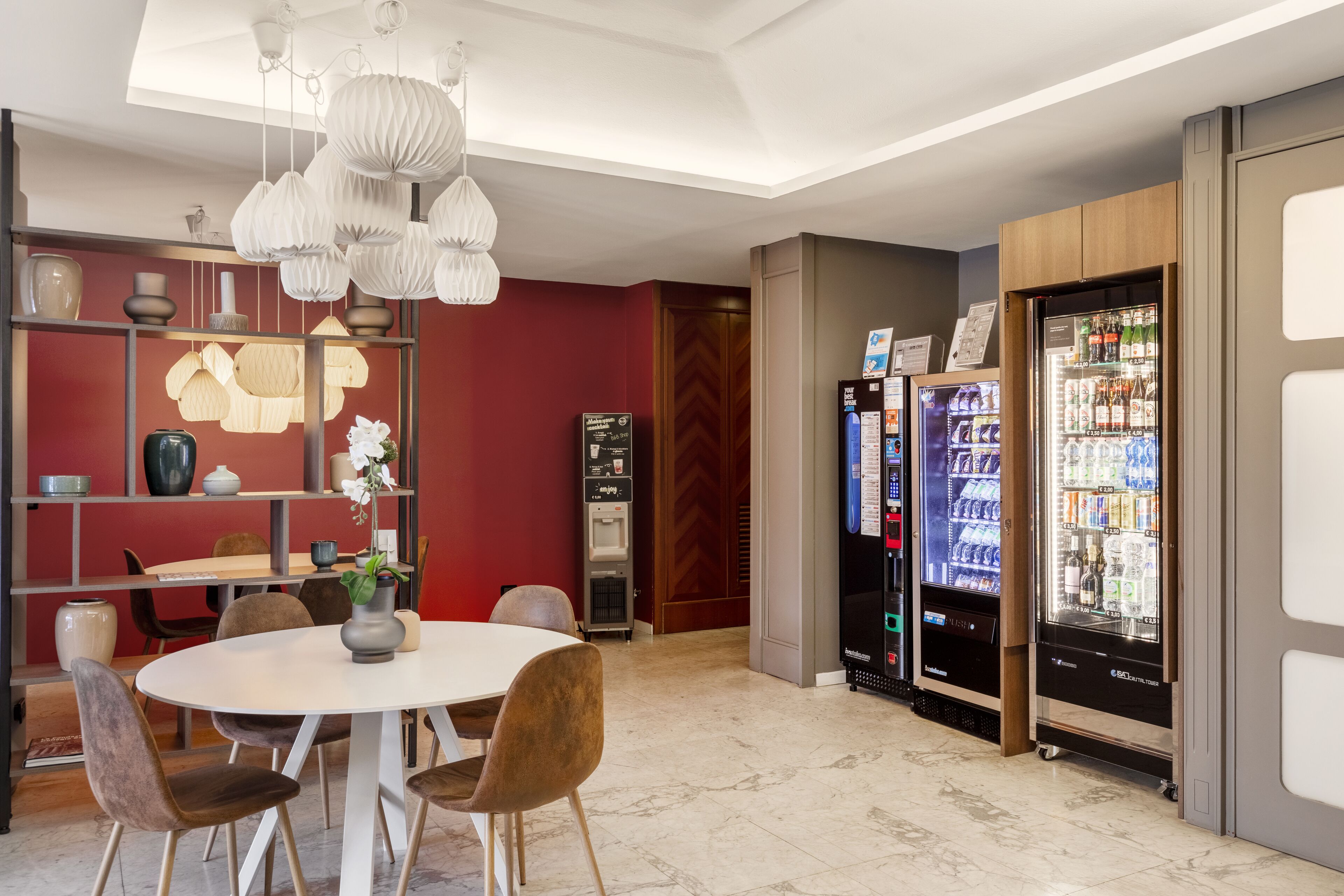 Zona de estar del vestíbulo