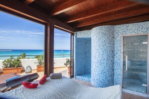 Sauna, hot tub, Turkish bath/hammam, body treatments, hydrotherapy - Hotel Mira Spiaggia (San Vito Lo Capo)