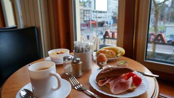 Daily buffet breakfast (EUR 10 per person)