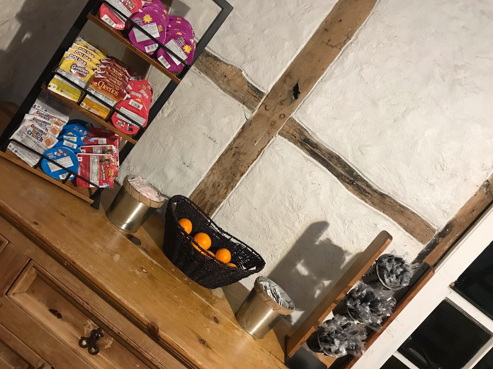 free daily self-service breakfast