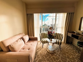 Sea View Family 3 Room | Living area | 32-inch LCD TV with digital channels, TV