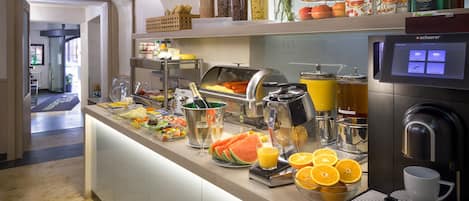 Gratis frukostbuffé varje dag
