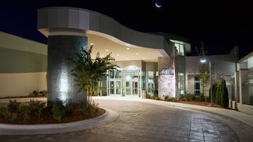 Front of property – evening/night