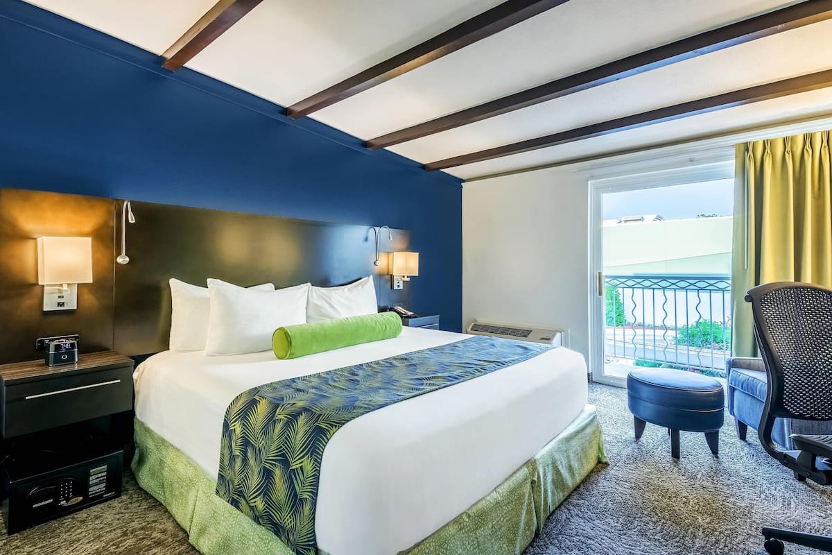 Desk, blackout curtains, iron/ironing board, free cots/infant beds