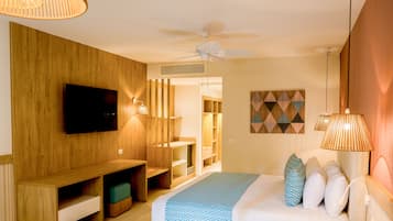 Premium bedding, pillow-top beds, in-room safe, desk