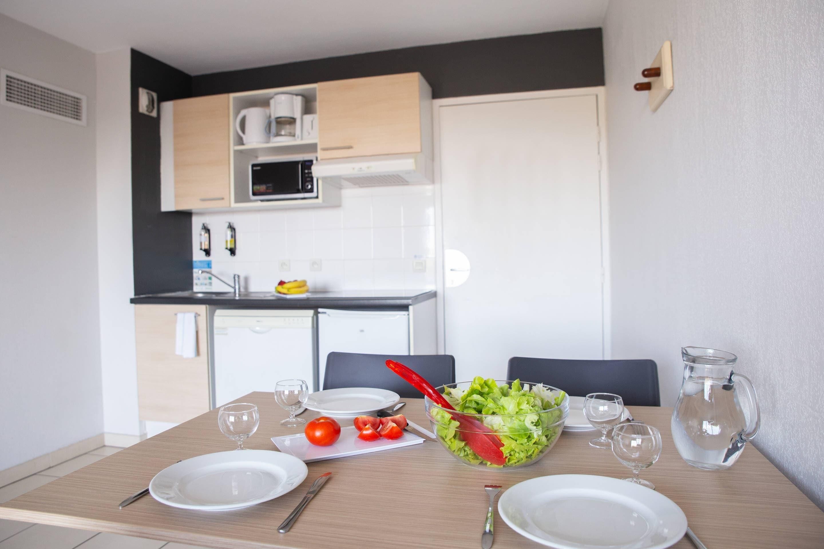 Apartamento (Appartement 1 chambre 4 personnes) | Ferros/tábuas de passar roupa, berços grátis, Wi-Fi de cortesia