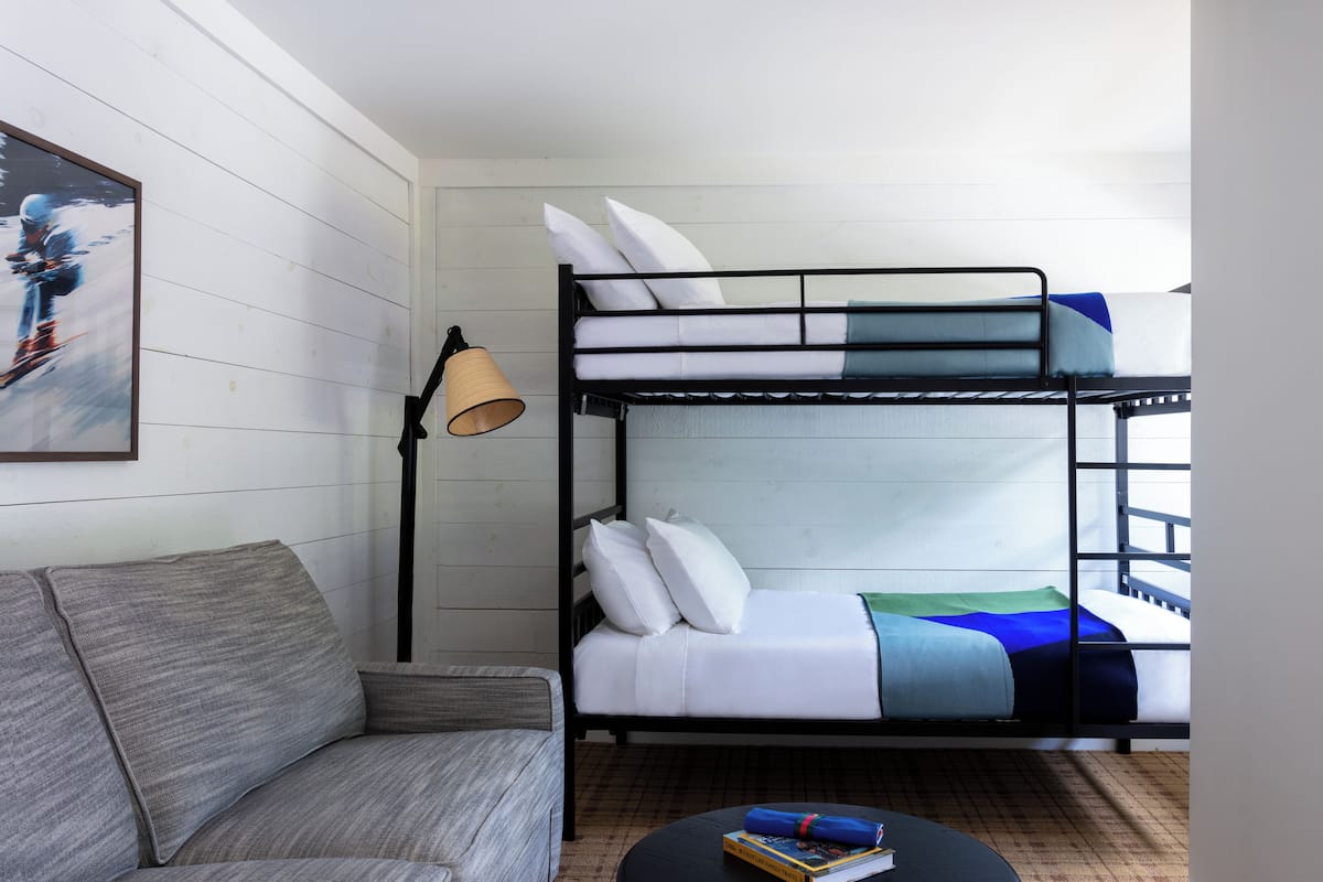 Egyptian cotton sheets, premium bedding, blackout curtains, free WiFi