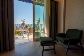 Chambre Double Supérieure, balcon, vue lac