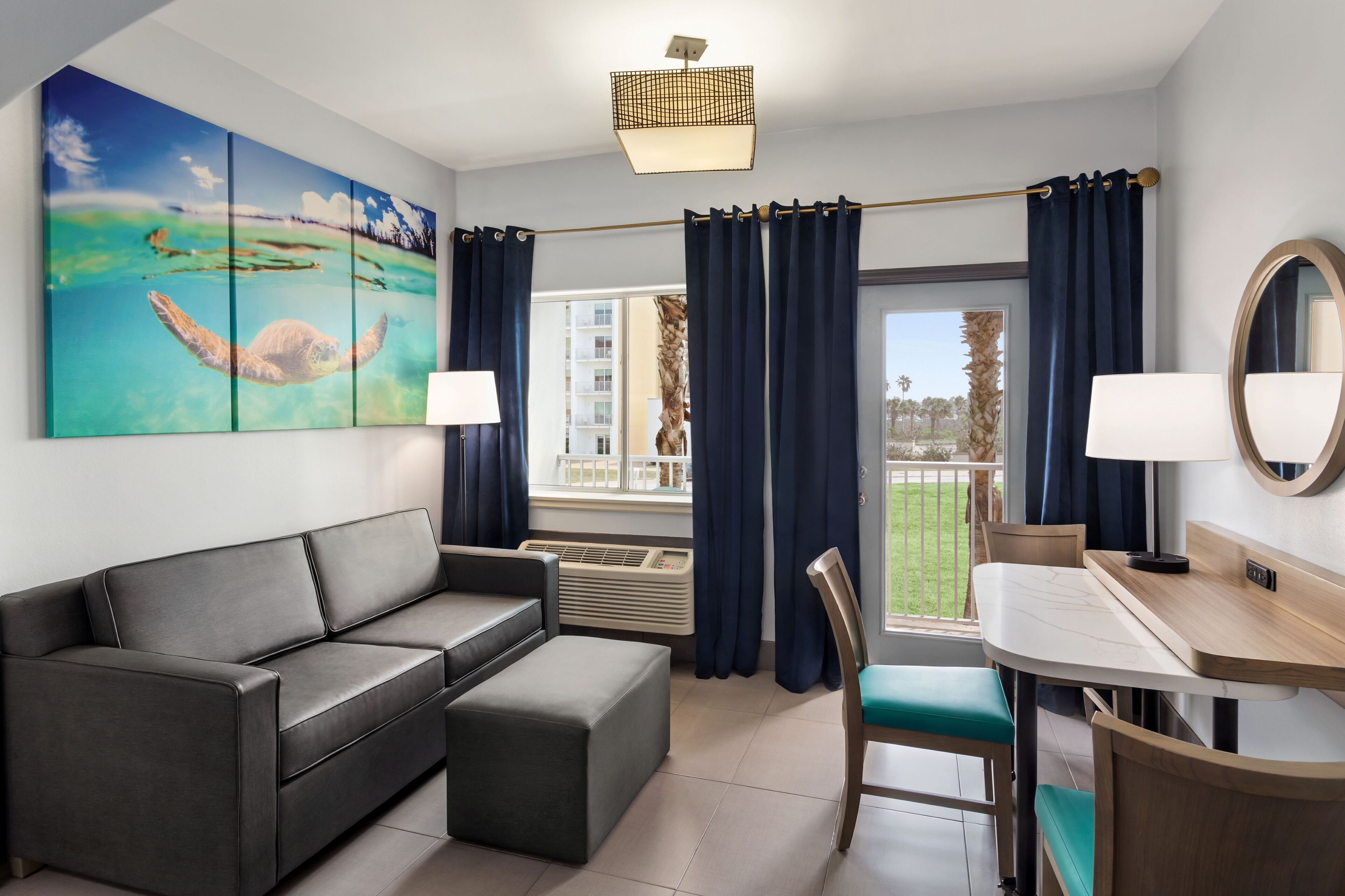 standard double room | living area | 50-inch lcd tv with cable channels, tv