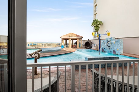 Standard Double Room, Pool View | Terrace/patio