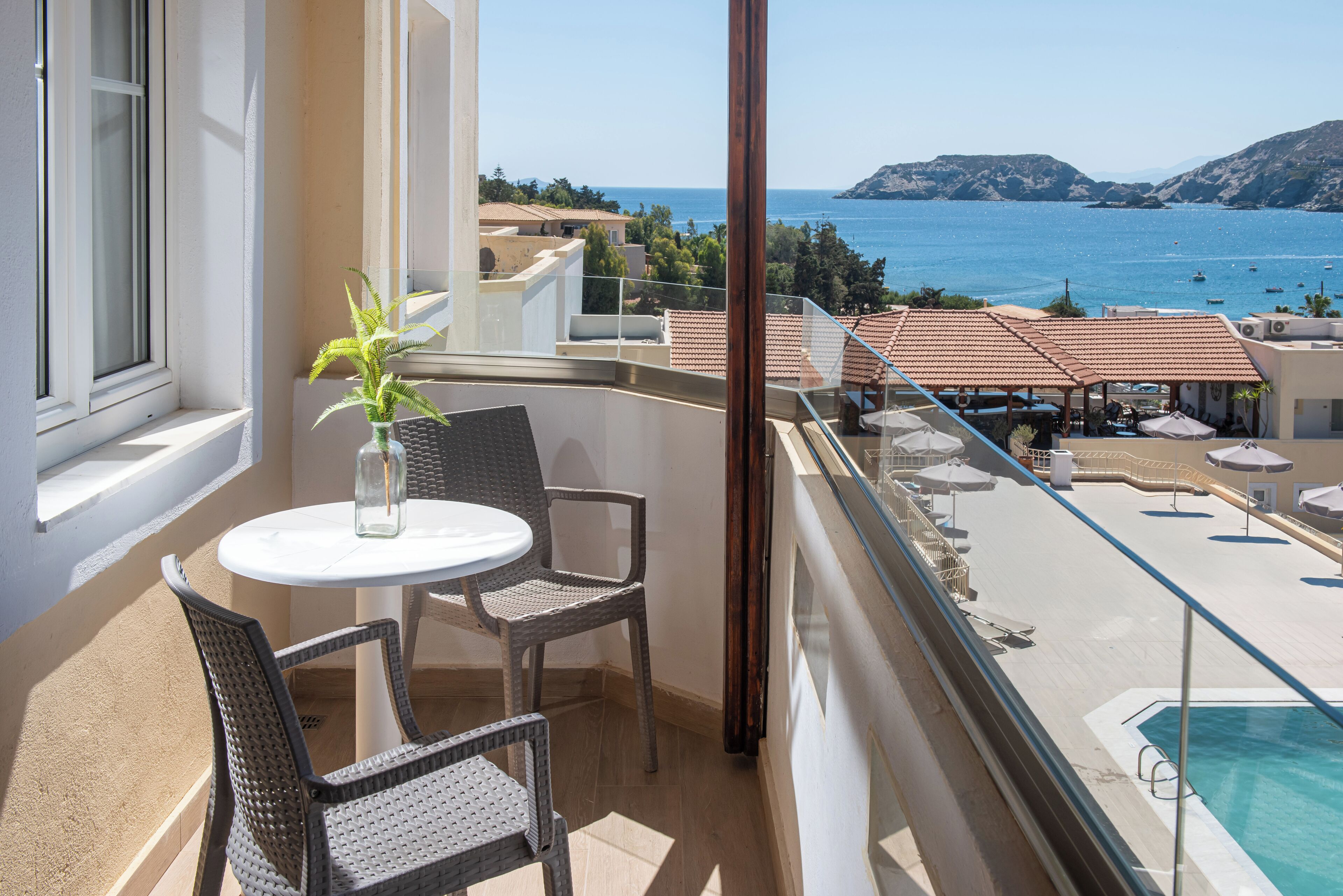 Family Room, 2 Bedrooms, Sea View | Terrace/patio