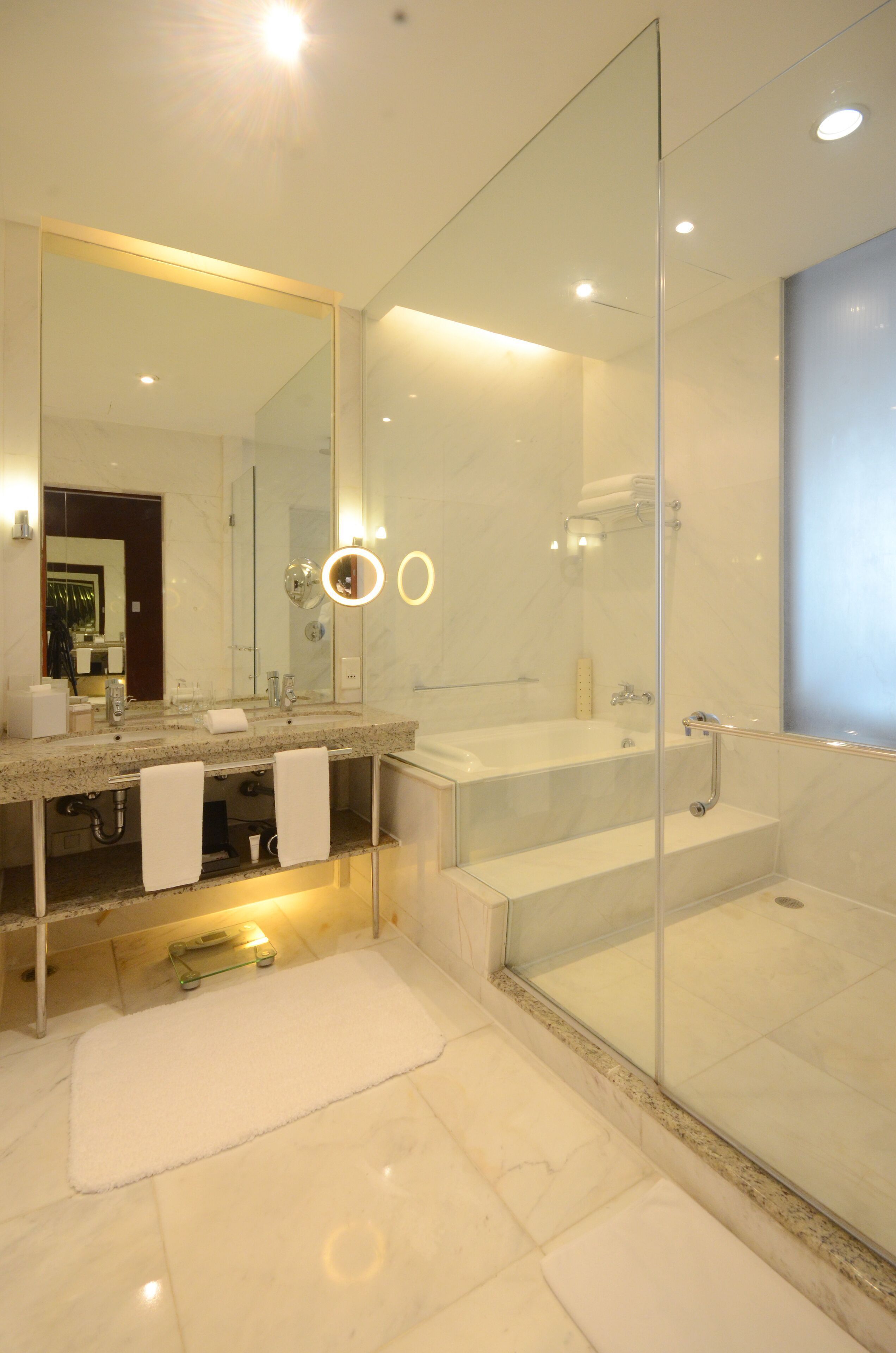 Bathroom | Separate tub and shower, deep soaking tub, designer toiletries