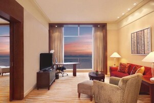 In-room safe, desk, blackout curtains, iron/ironing board