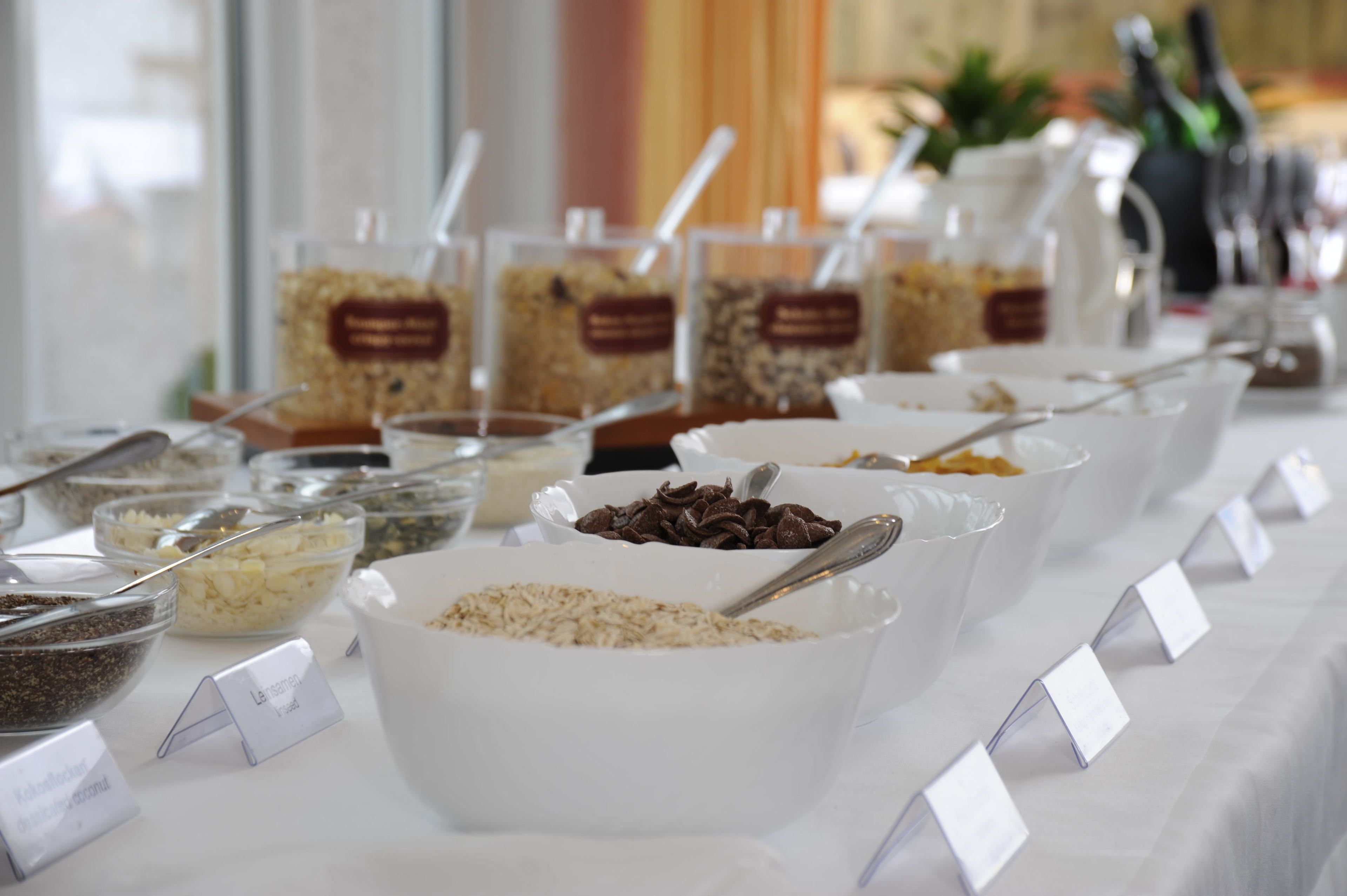 free daily self-service breakfast